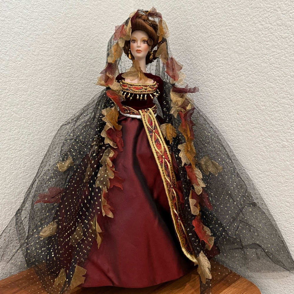 Vintage 1995 FM Bob Mackie's Legendary Beauties "Autumn" 22” Porcelain Doll